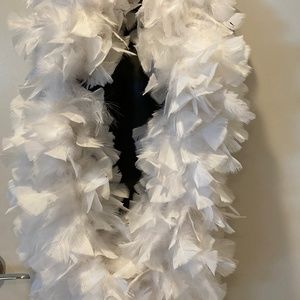 White Feather Boa